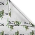 thumbnail image 3 of Ambesonne Palm Tree Kitchen Curtains, Watercolor Trees Art, 55"x39", Grey Green White, 3 of 3