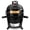 Black, variant on London Sunshine Ceramic Charcoal BBQ Kamado Grill Smoker - Portable Tabletop Cadet Series -Orange