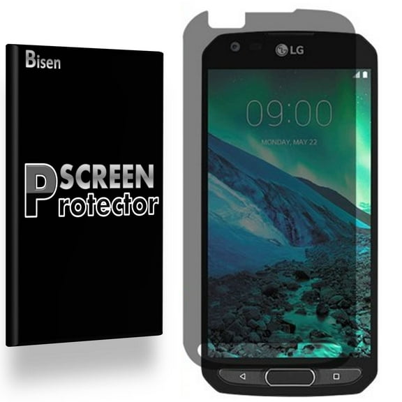 LG X Venture (2017) [BISEN] Privacy Anti-Spy Screen Protector, Anti-Scratch, Anti-Shock, Anti-Bubble