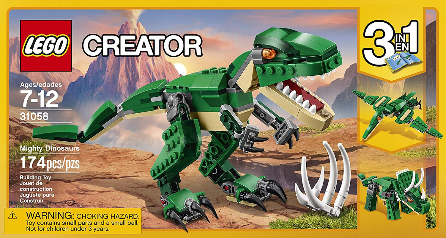 LEGO Creator Mighty Dinosaurs 31058 Build It Yourself Dinosaur Set