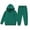 Green, variant on Kids Girls Sweatsuits 2 Piece Set Child Toddler Boys Long Sleeve Solid Warm Hoodie Pullover Tops Pants Outfits Sweat Suit Casual Outfits Sets 2-3 Years