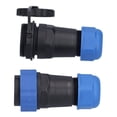 thumbnail image 4 of Herwey Waterproof Aviation Cable Connector Socket, Aviation Plug Socket Oxidation Resistance For Electronic Equipment, 4 of 8