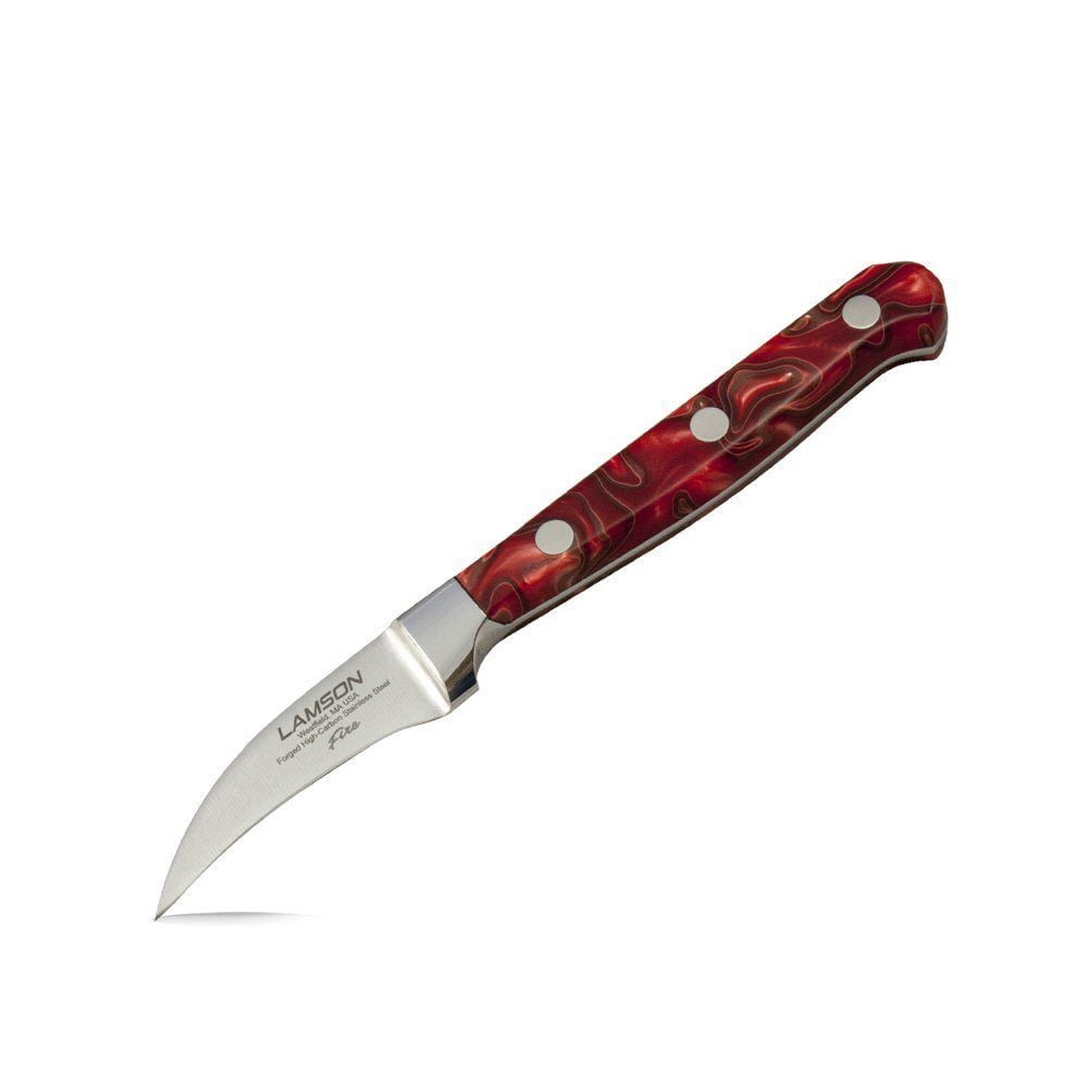 Lamson Fire Series 2.5" Bird's Beak Paring / Peeling Knife