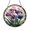 Acrylic 3.5 Inch, variant on Blooming Purple Iris Stained Glass Suncatcher for Window Decor, Nature Inspired Gift