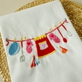 thumbnail image 5 of Table Runner Embroidered Tea Towel Embroidered Dish Towel Flour Sack Towel Tea Towel Machine Embroidery, 5 of 5