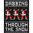 Tstars Boys Unisex Christmas Shirts Gift Dabbing Through the Snow Santa