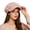 A-Pink45, variant on Womens Newsboy Cap Teddy Fuzzy Cabbie Hat Windproof Warm Soft Plush Winter Casual Outdoor Stylish Headwear