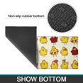 thumbnail image 6 of Beige Chicken Yellow Chick Pattern Kitchen Rugs Sets Of 2,Anti Fatigue Kitchen Mat Rugs Non Slip Washable,Decorative Kitchen Floor Mats for Kitchen,Sink,Laundry,17"x30"+17"x47", 6 of 7