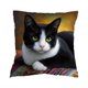 thumbnail image 2 of Uuiauoio Cat Pillow Covers 18x18, Cats Lovers Lady Gifts, Cat Gifts for Mom Mother's Day, Cats Decorative Pillow Covers for Home Bedroom Living Room Office Decor, 2 of 6