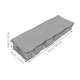 thumbnail image 2 of Bolsa de almacenamiento no tejida gris de 2 piezas debajo de la cama Contenedor de ropa Caja de artículos varios Organizador plegable con ventana transparente, 2 of 4