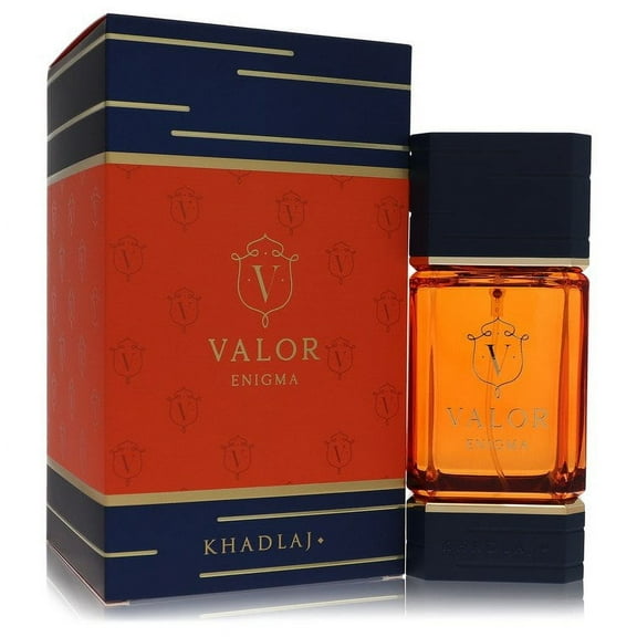 Khadlaj Men's Valor Enigma EDP Spray 3.4 oz Fragrances 6291107975979