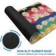 thumbnail image 6 of Long Mouse Pads for Desk,Pioneer Flower Floral Print Pattern Desk Mats on Top Of Desks, Desk Mouse Pad Extra Large with 3mm Non-Slip Base and Stitched Edge for Gaming,Office,Work,Home 35.4"x15.7", 6 of 6