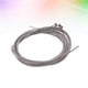 thumbnail image 3 of BRIGHTFUFU 4 piezas de bajo de acero inoxidable, 4 cuerdas, piezas de bajo, accesorios, calibre de cuerda de guitarra, bajo, accesorios musicales (plata, 4 cuerdas), 3 of 7