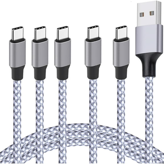 iPhone 17 16 Charger Fast Charging, 5Pack 3.3FT iPhone Charger USBC CarPlay Charging Cord for iPhone 17 16 15 Pro Max, Samsung Carlife Galaxy AI Flip, Google Pixel, Airpods