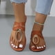 thumbnail image 5 of Zapatos Casuales de las Mujeres de Moda con Hebilla de Metal Más Tamaño Estilo Primavera/Verano Sandalias de Playa Planas de Moda Y Cómodas, 5 of 6