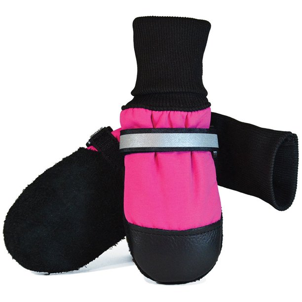 Muttluks Original FleeceLined IB to XXL Dog Boots, 4 Pack (Pink, Small (2.753.25in)) Walmart