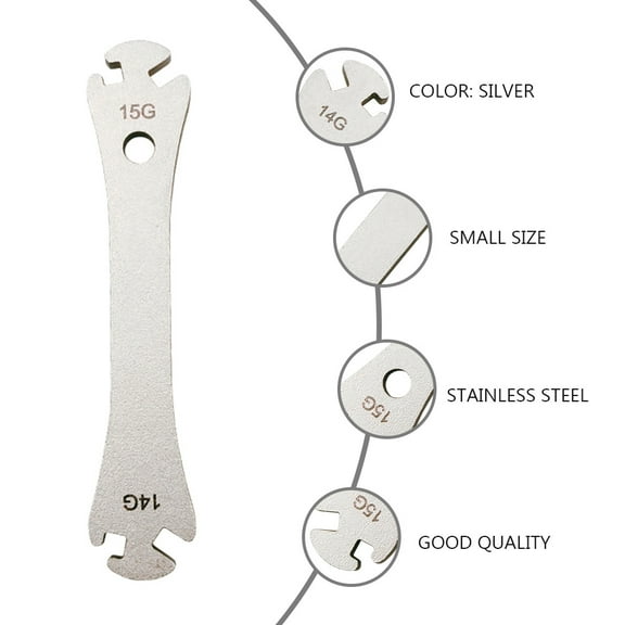 WORGEOUS 1pc Spoke Wrench Cycling Rim Correct Repair Spanner Accessories