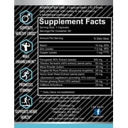 TestdroGEN Testosterone Booster Supplement for Men - Support Healthy Libido, Natural Energy & Stamina - 2 Pack