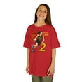 thumbnail image 2 of Caitlin clark Basketball Cartoon Kids Heavy Cotton Tee-KWBCC2267B-Red-M, 2 of 4