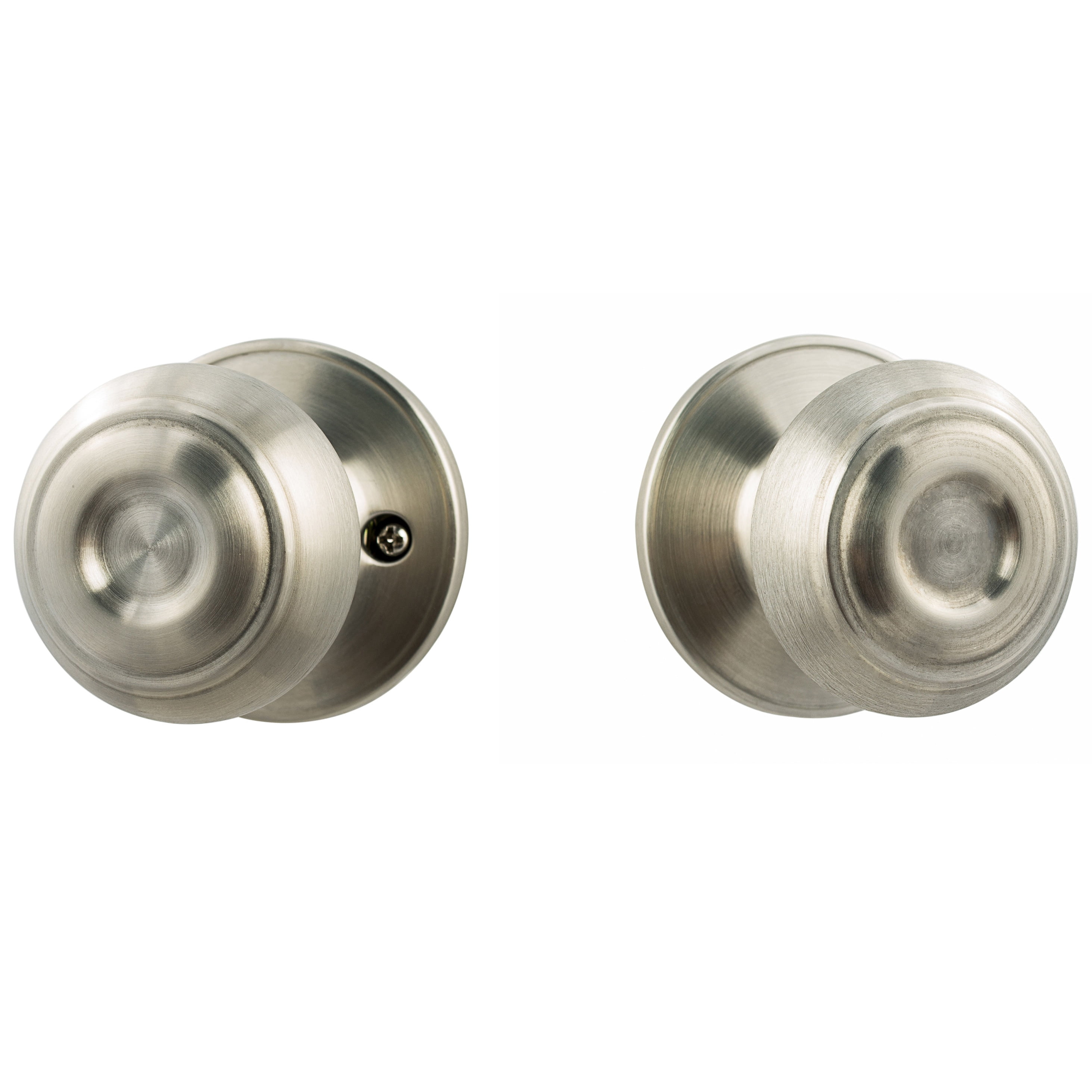 Sure-Loc JN100 15 Juniper Non-Turning One-Sided Dummy Door Knob - Nickel