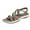 Khaki, variant on Womens Summer Sandals Comfy Stretchy Straps Open Toe Non Slip Sandals Lightweight Athletic Walking Sandals with Arch Support