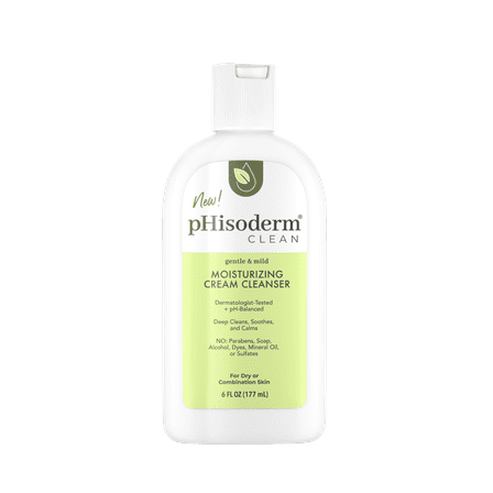 pHisoderm Clean Moisturizing Cream Cleanser 6 fl oz