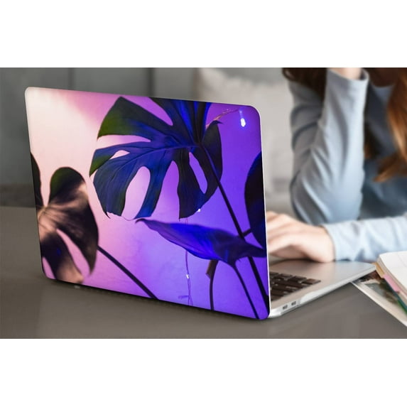KSK KAISHEK Hard Case Compatible MacBook Air 13.6 inchs m2( Retina Display, 2022.0) + Black Keyboard Cover Model A2681 m2, Type C Purple series 0753