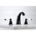 thumbnail image 3 of Kingston Brass KB980PL Victorian 2-Handle 8 in. Widespread Bathroom Faucet, Matte Black, 3 of 5