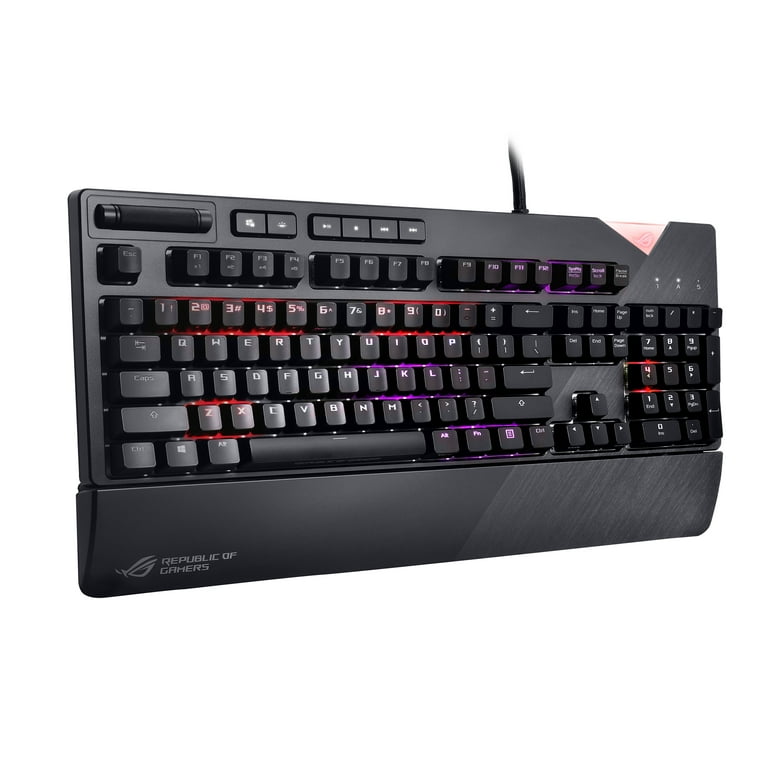 ASUS ROG Strix Flare RGB Mechanical Gaming Keyboard - Cherry MX Speed Silver, Aura Sync, SDK, PC - Walmart.com ASUS ROG Strix Flare RGB Mechanical Gaming Keyboard - Cherry MX Speed Silver, Aura Sync, SDK, PC - Walmart.com