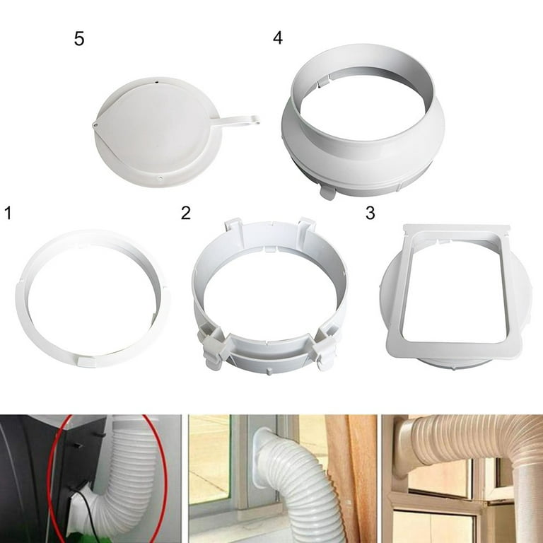 Air Conditioner Exhaust Hose Coupler Portable Universal Mobile  Air-conditioning Accessories Easy To