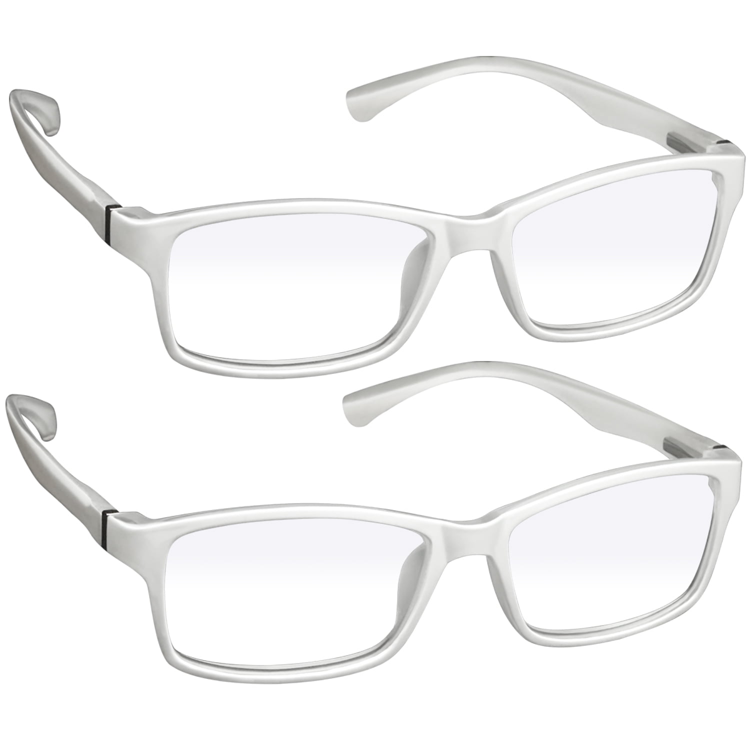 Computer Reading Glasses +3.00 2 Pack of Readers for Men and Women