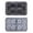 Black, variant on Silicone Cat Ice Cube Trays Mold,3D Cat Shape ice molds,Cute Ice Cube Molds for Whiskey Bourbon,4-Hole Large Fun Shapes Ice Cube Trays,Funny Cats Gifts,silicone molds animals,Gray