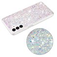 thumbnail image 2 of for Samsung Galaxy A14 5G Glitter Case, Cute Bling Sparkle Shiny Slim Soft Silicone Reflective Clear TPU Bumper Women Girls Shockproof Protective Phone Case for Samsung Galaxy A14 5G, White, 2 of 6