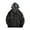Black, variant on WREESH Fashion Jacket Men'S Color Match Windproof Warm Jacket Long Sleeve Hooded Casual Outwear Coat Black