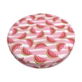 thumbnail image 2 of Lsque Cute Watermelon Round Bar chair cushion covers Velvet Fabric Premium Comfort Protects from Scratches and Stains for 14-17 Inch Chair- 12 inch, 2 of 7