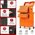 thumbnail image 4 of Gaderth 8-Drawer Rolling Tool Chest, Assembled Tool Chest with Wheels, 2-in-1 High Capacity Tool Storage with Detachable Top Cabinet for Garage, Workshop, 4 of 8