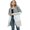 Gray, variant on Women's Cardigan Stitching Autumn Lightweight Loose Open Front Long Sleeve Knit Sweater, Mauve, Small