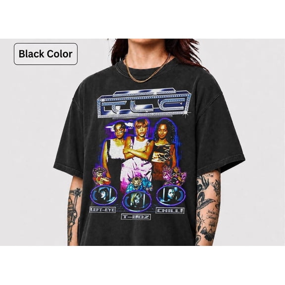 TLC Group Music R&B Hip Hop Unisex T-Shirt, Vintage Band Tee, Music Lover Gift