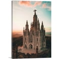 thumbnail image 1 of ARTCANVAS Cathedral in Barcelona Spain Canvas Art Print - Size: 40" x 26" (0.75" Deep), 1 of 9