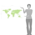 thumbnail image 2 of World Map Wall Art Earth Atlas Decal Sticker, 2 of 4
