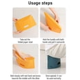 thumbnail image 7 of Ruanlalo Folding Stool Ergonomic Design Handle Holes Portable Seat Knee Relief Travel Stool for Travel Camping Fishing Gardening, 7 of 7