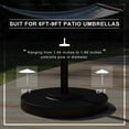thumbnail image 4 of Pemberly Row 50 lbs Base (for Patio Umbrella) in Black, 4 of 5
