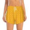thumbnail image 2 of Daiia Corn Kernels Pattern Women's 2 in 1 Running Shorts - Lightweight Athletic Workout Gym Yoga Shorts Liner with Phone Pockets-XX-Large, 2 of 7
