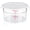1, variant on 2 Pcs Dough Proofing Bucket with Lid, Round Food Storage Container 2 Qt Dough Bucket Clear Translucent Containers with Scale (Red)