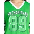 thumbnail image 4 of Saint Patrick's Day Women's Shenanigans Jersey with Short Sleeves from Holiday Time, Sizes XXS-XXL, 4 of 5