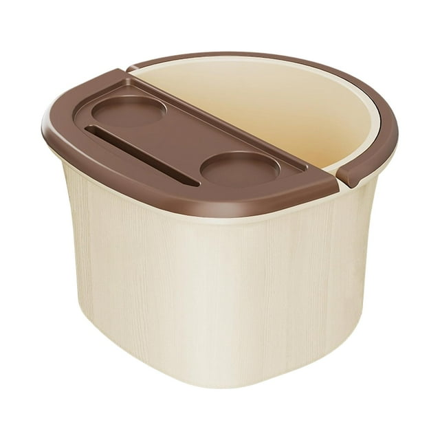 Baño de pies, bañera de inmersión, lavabo para pies, herramientas de bañera multifunción, SPA, remojo de pies beige