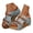 Light Blue, variant on Women's Buckle Strap Cork Wedge Slide Sandals Open Toe Casual Footwear Black 41