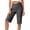 Dark Gray 1, variant on Capri Trousers for Women Elastic Waist Summer Pants with Pockets Stretch Straight Leg 3/4 Leggings Knee Length Shorts Ladies Cropped Bottoms Lightweight Golf Work Yoga Pants Plus Size