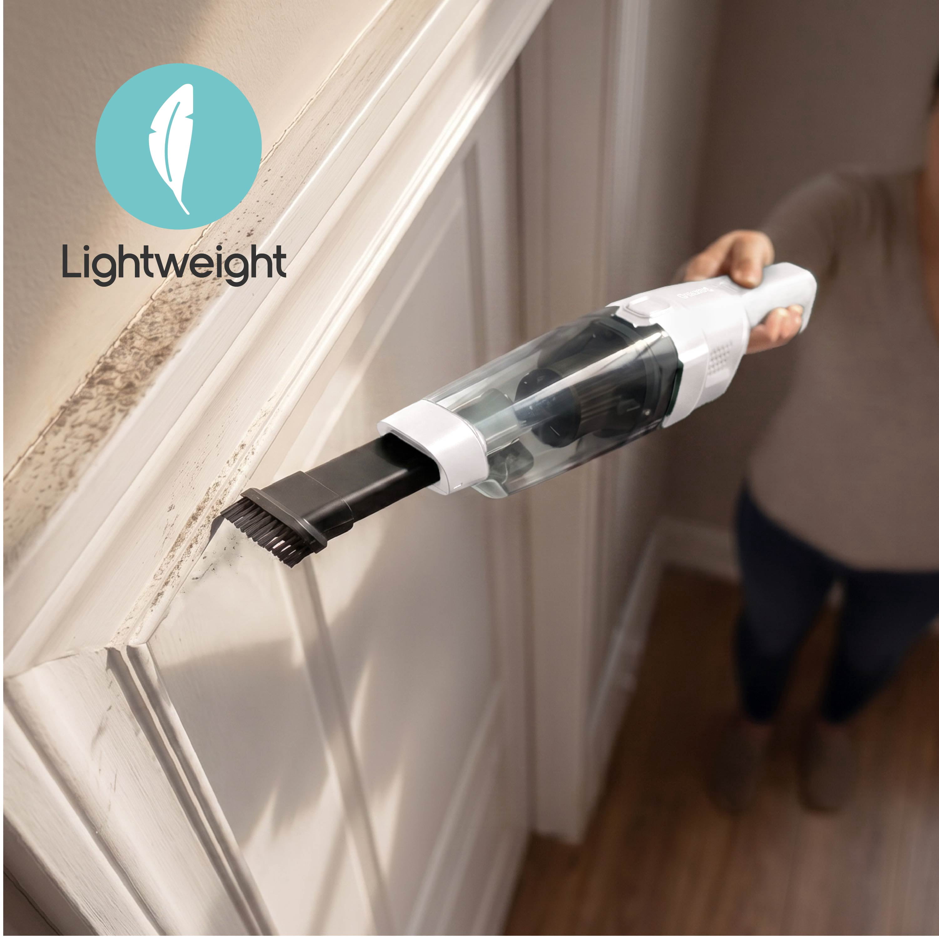 IonVac PowerMax Hand Vacuum, 5V Cordless Handheld Vacuum Cleaner with Multiple Attachments, Model #30838