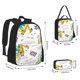 thumbnail image 2 of Easygdp Dinosaur on Excavator Mochila para Niños y Niñas con Set de Caja de Almuerzo y Estuche para Lápices 3 en 1, Mochila Escolar Estampada para Adolescentes, 2 of 7